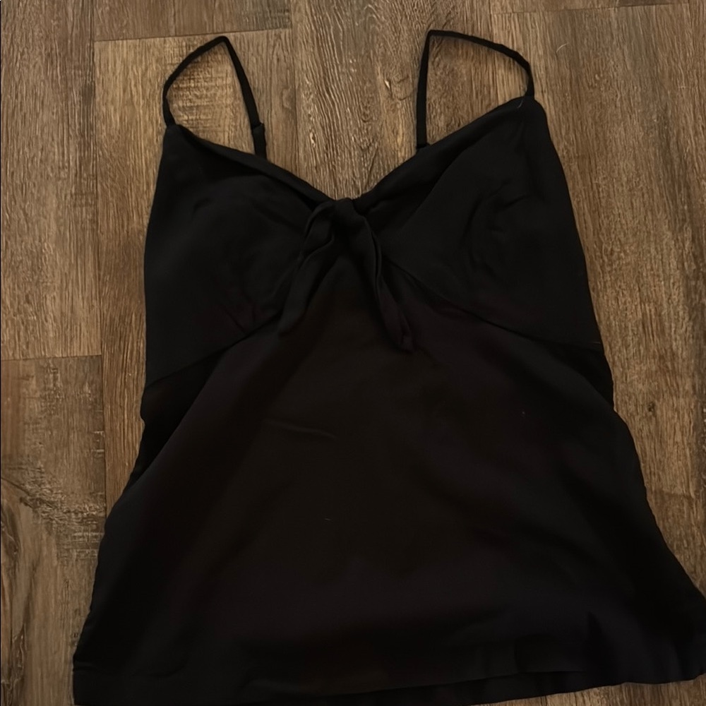 Old Navy Black Tie Front Camisole